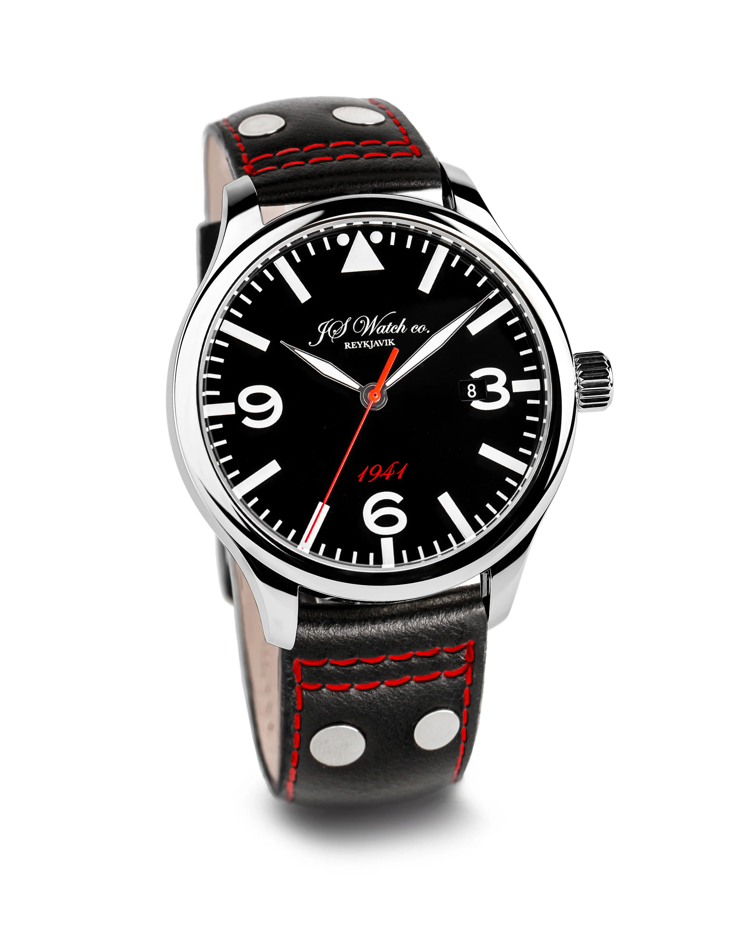JS Watch Company Reykjavik — Frisland 1941 Black